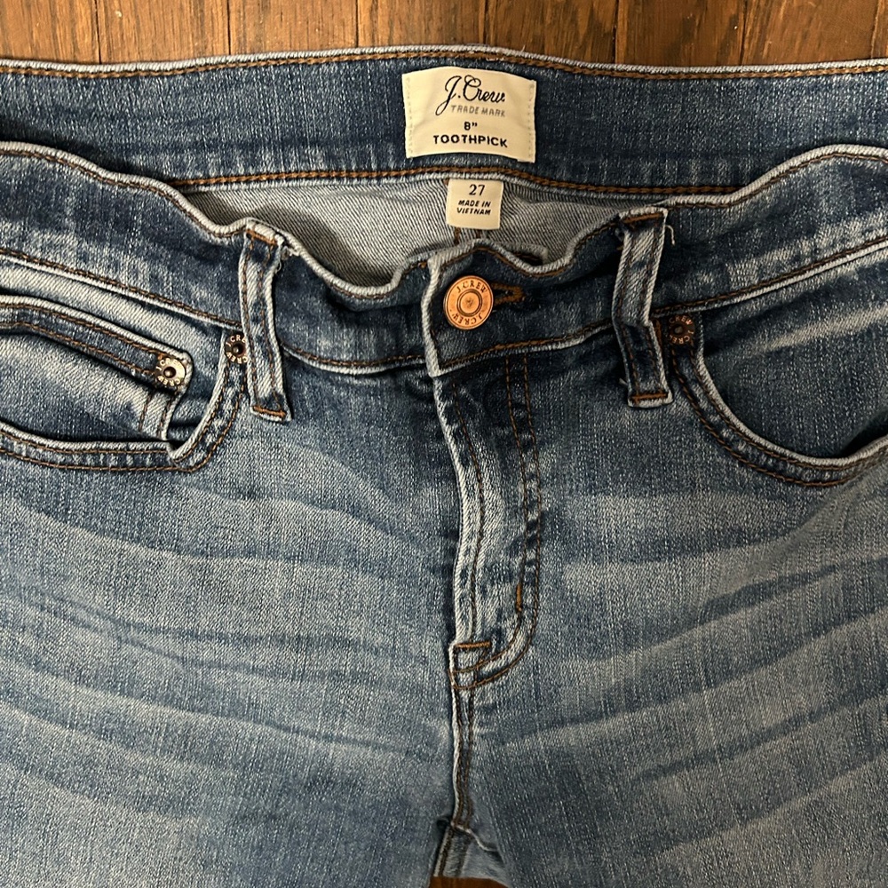 JCrew Toothpick Denim - Picture 2 of 6